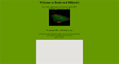 Desktop Screenshot of boulevardbilliards.com